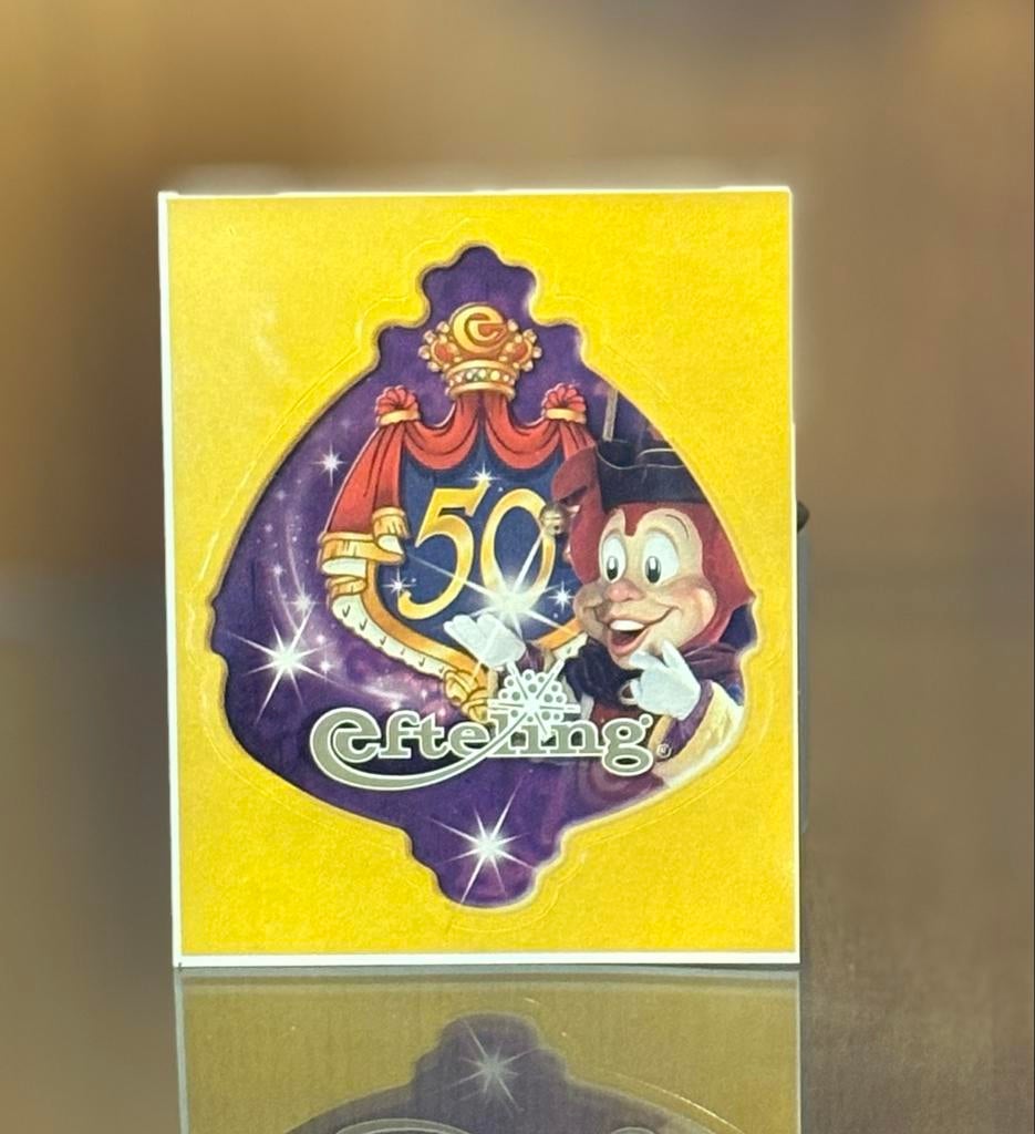 Efteling 50 Jaar Sticker - 10,5 x 8,5 cm, Ophalen, Nieuw, Overige typen