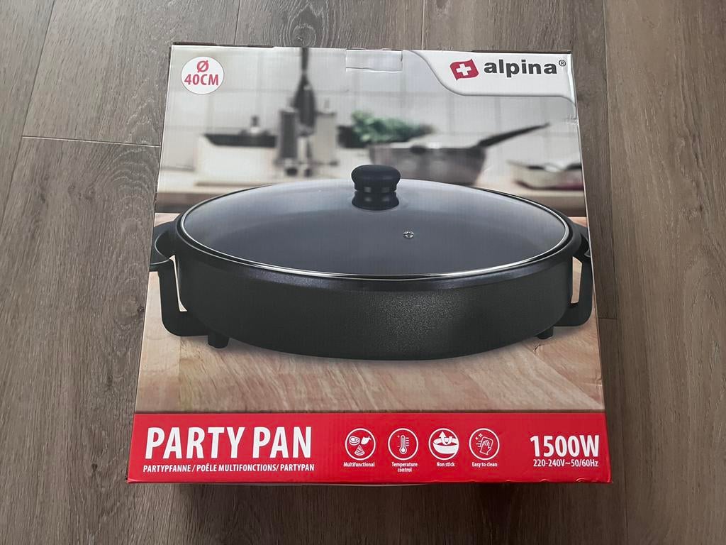 Te koop! Alpina partypan, Ophalen of Verzenden, Nieuw, Koekenpan of Braadpan