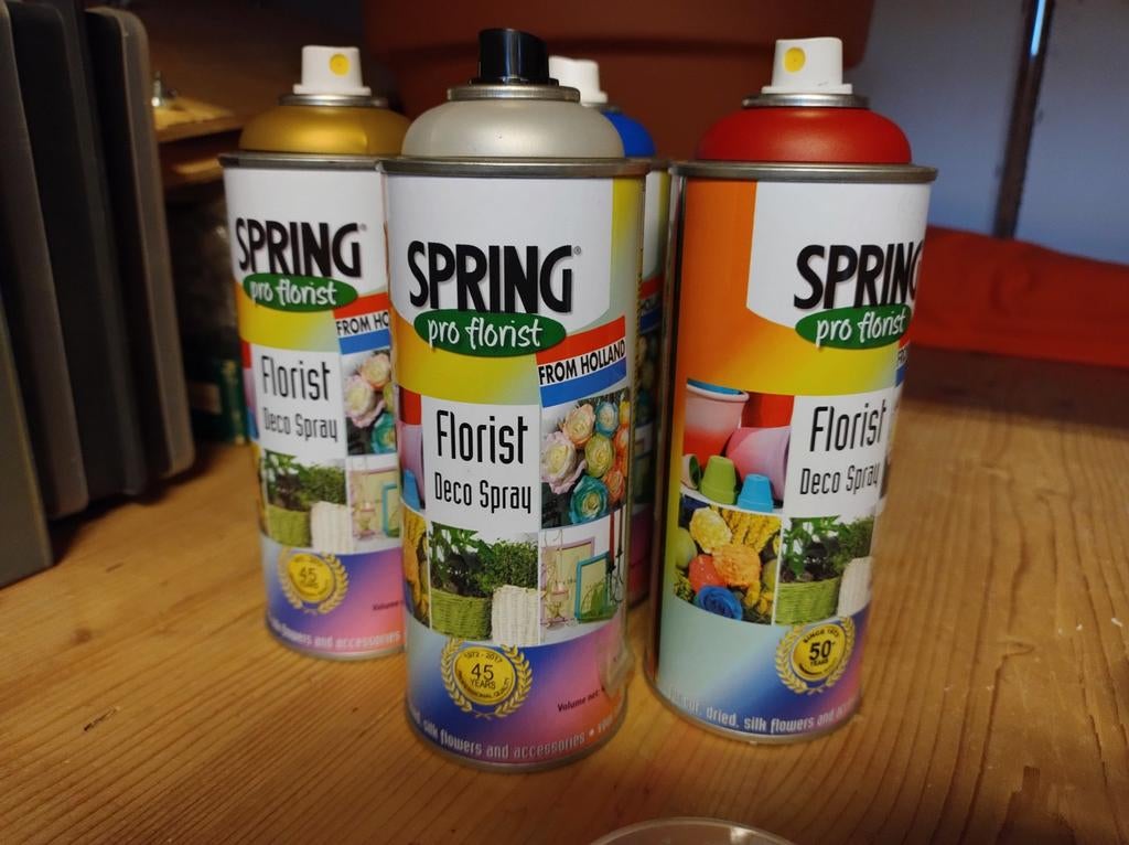 Spring Decospray,  div.kleuren, verf , spuitbus, Ophalen of Verzenden, Nieuw