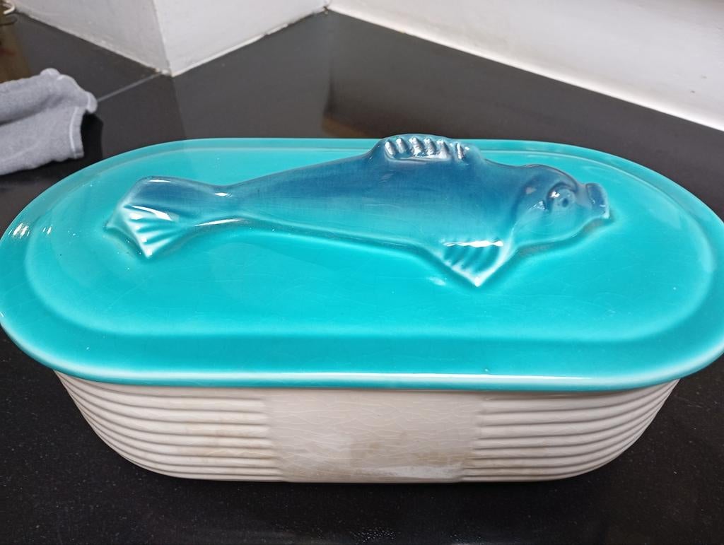 Majolika Schramberg Haring Pot - Decoratief, Ophalen of Verzenden, Gebruikt