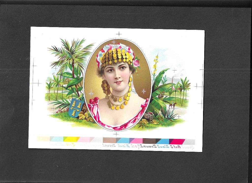 banana60Etiket scan V4500, Ophalen of Verzenden, Gebruikt, Sigarenbandjes