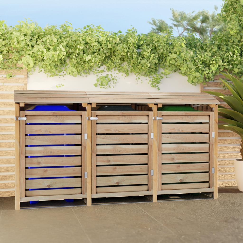 Nieuwe Driedubbele containerberging geimpregneerd hout, Ophalen of Verzenden, Nieuw, Hout, Containerberging