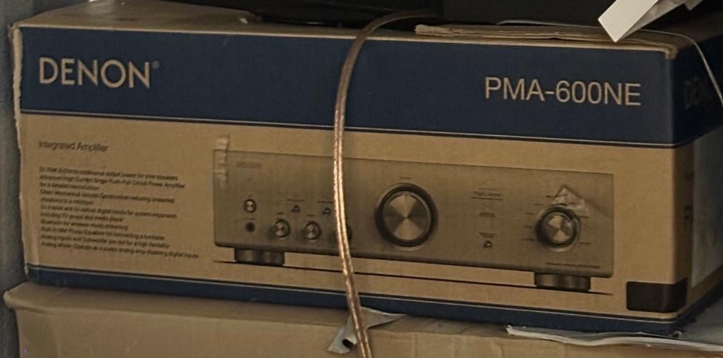 Denon PMA-600NE, Ophalen, Zo goed als nieuw, 120 watt of meer, Denon