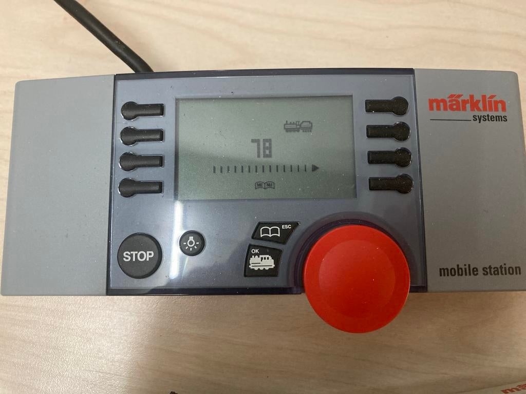 Märklin Mobile Station 60652 + Aansluitrail, Gebruikt, Verzenden, Märklin, Transformator of Voeding