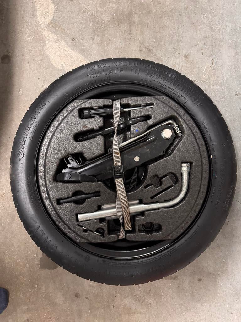 Reservewielset Audi A3 8P - T125/70R16 Hankook, Ophalen, 16 inch, Overige, Banden en Velgen