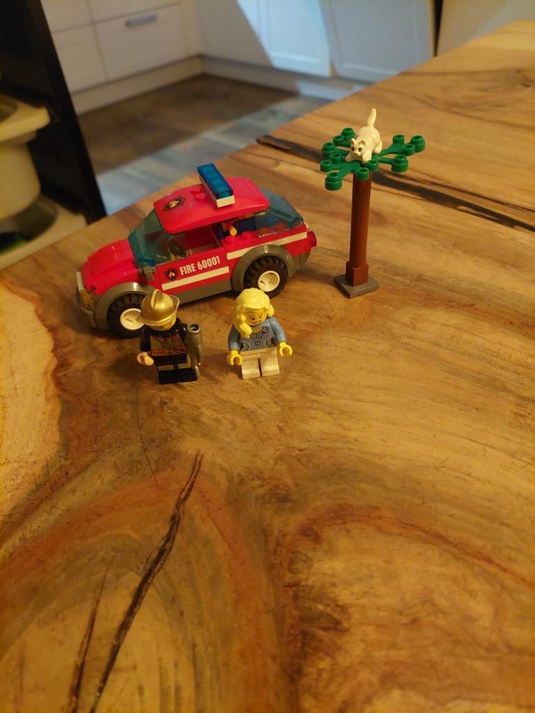 Lego city brandweercommandant 60001, Ophalen of Verzenden, Zo goed als nieuw