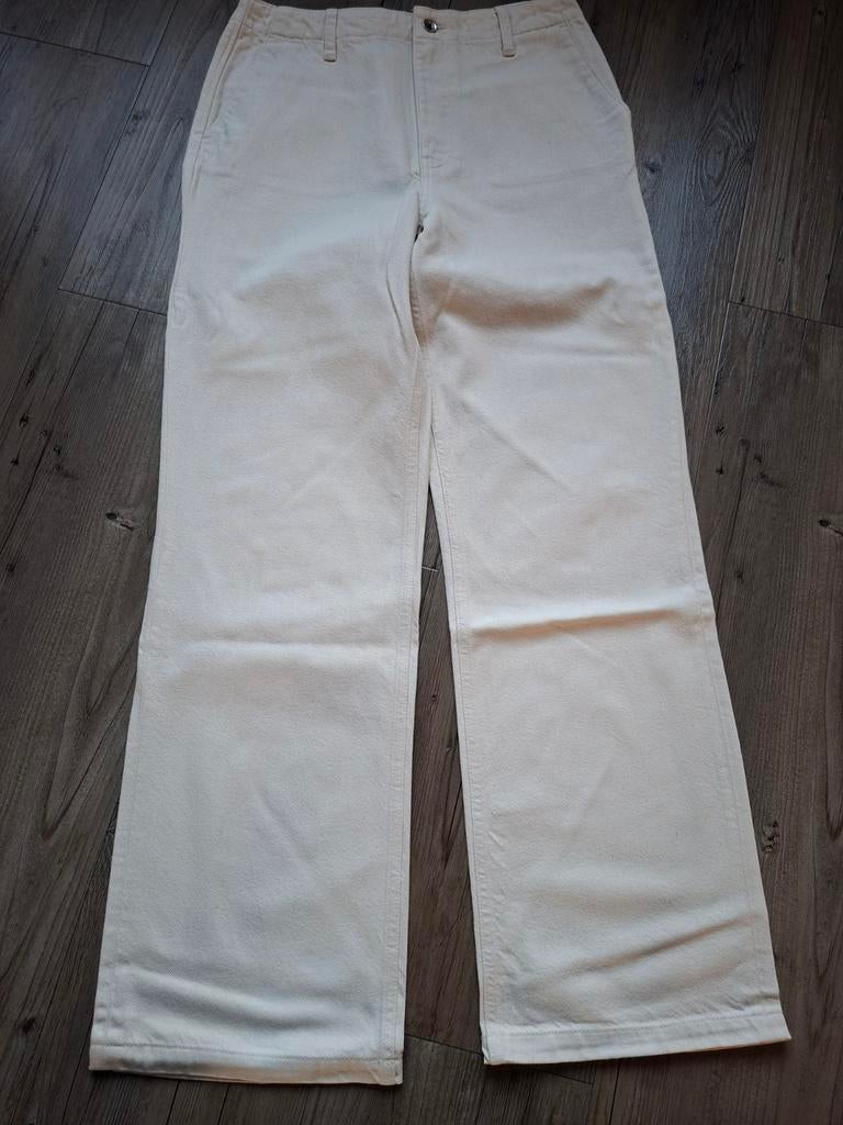 KUYICHI Nina high-rise chino jeans W28 L32, Nieuw, Ophalen of Verzenden, W28 - W29 (confectie 36), Wit