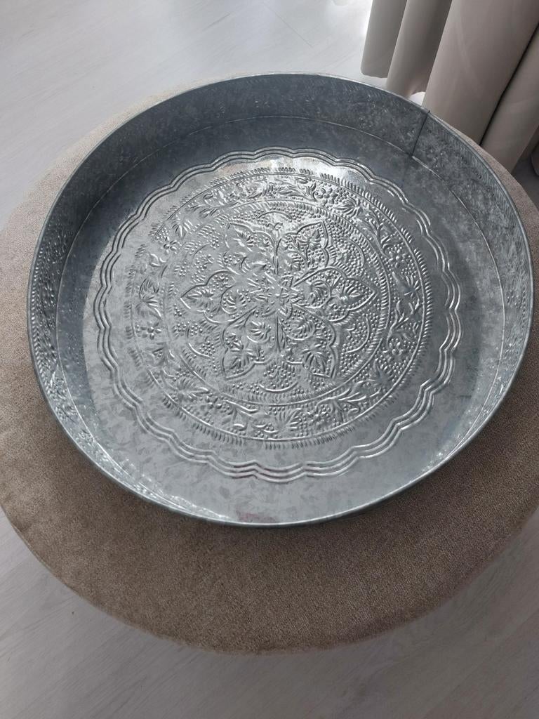 mooi groot dienblad, nooit gebruikt, Marrakesh Ibiza boho, Ophalen, Nieuw, Rond, Overige materialen