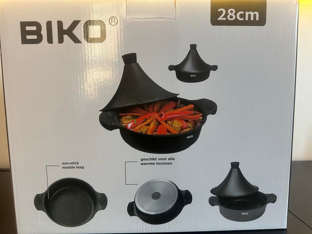 Biko Tajine 28 cm - Nieuw in doos!, Overige materialen, Inductieplaat, Nieuw, Ophalen of Verzenden