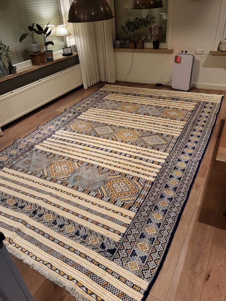 Prachtig Berber vloerkleed - 390x230 cm, 200 cm of meer, Ophalen of Verzenden, Zo goed als nieuw, 200 cm of meer