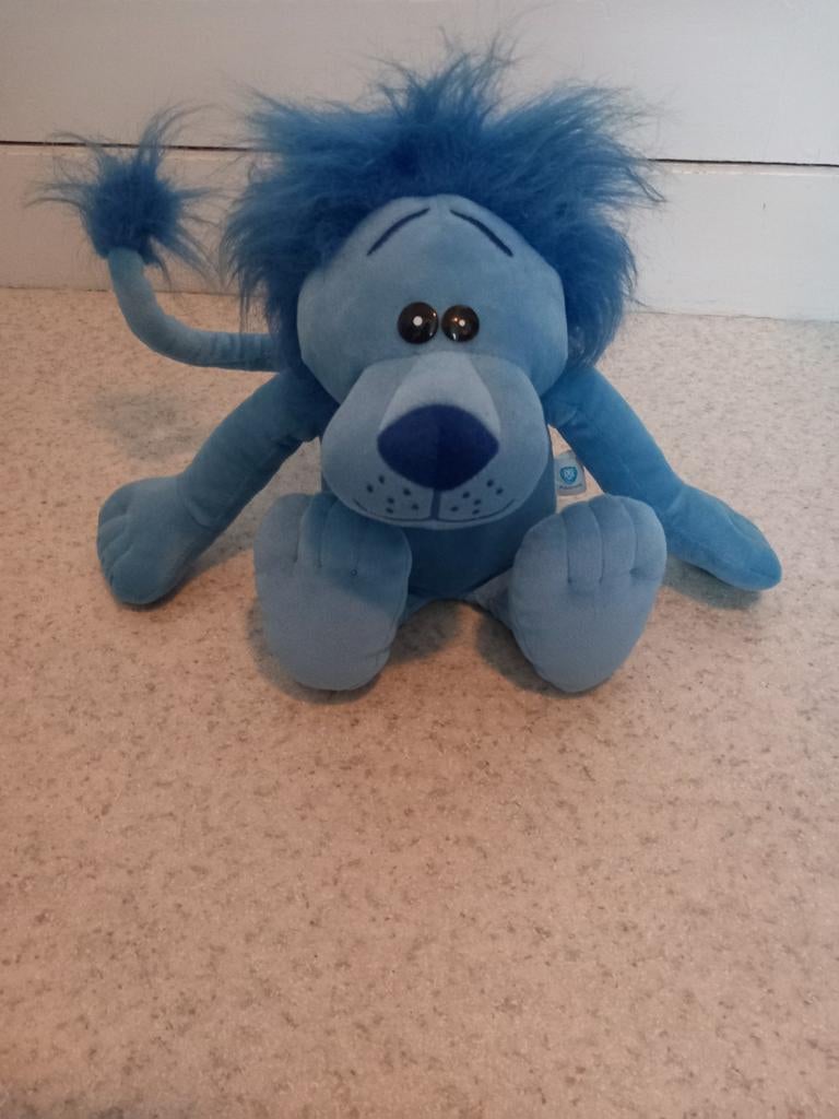 Blauwe leeuw spaarpot (Nijmegen oost), Ophalen of Verzenden, Zo goed als nieuw, Dier