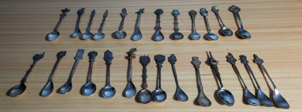 Verzameling theelepeltjes 20 stuks, Ophalen of Verzenden, Zo goed als nieuw