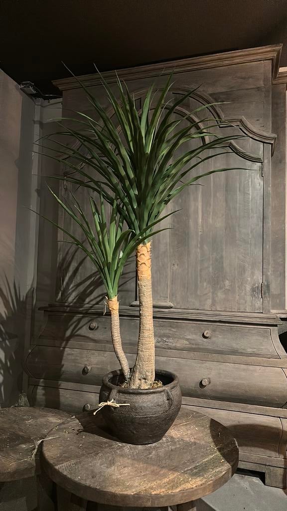 Yucca kunst plant 120 cm, Tuin en Terras, Volle zon, 100 tot 250 cm, Zomer, Overige soorten