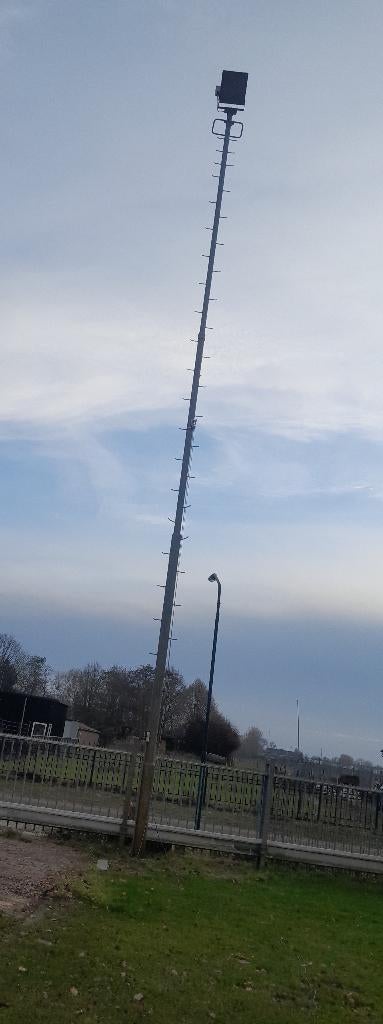 Lichtmast 16 mtr. terrein verlichting Bouwlamp 2000W, Ophalen of Verzenden, Zo goed als nieuw, 500 watt of meer, Overige typen