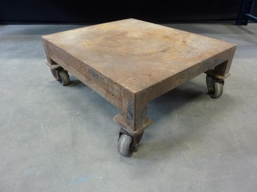 Zware stalen transportwagen / dolly / verrijdbaar onderstel, Ophalen, Gebruikt, Transportkar, Handelsonderneming Hendriksen