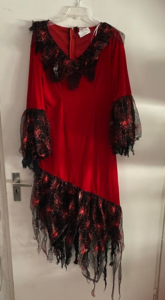 Verkleedjurk duivel/heks maat XL, Carnaval, Maat 46/48 (XL) of groter, Ophalen of Verzenden, Zo goed als nieuw