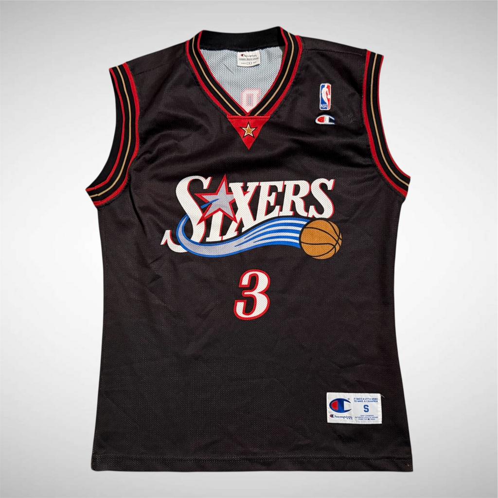 Allen Iverson NBA 76ers jersey Champion maat S basketball M, Ophalen of Verzenden, Zo goed als nieuw, Kleding