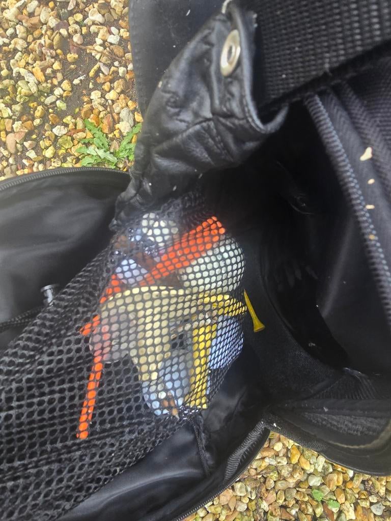 Powerbilt Golftas met Golfstokken en Accessoires, Ophalen of Verzenden