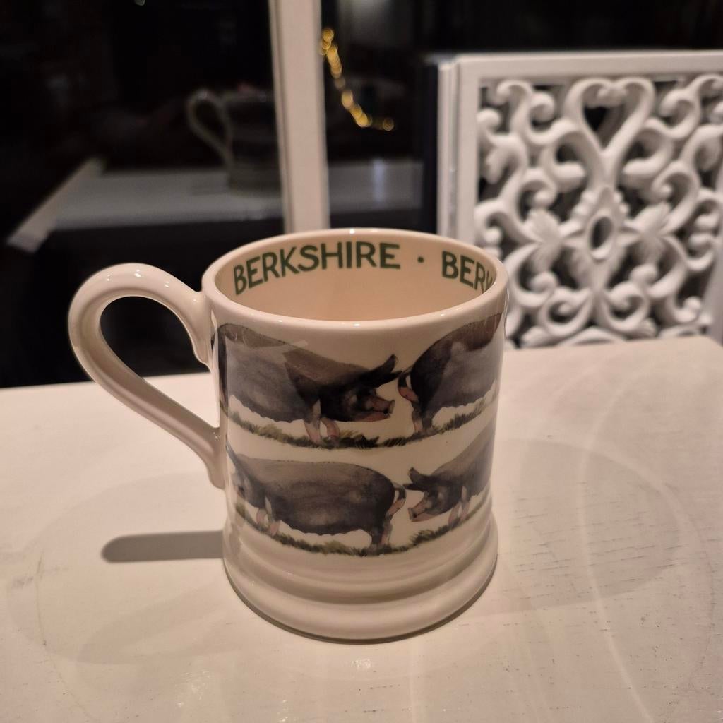 Emma Bridgewater mok 0.5 1/2 pt Berkshire pig varken nieuw, Nieuw, Ophalen of Verzenden, Overige stijlen, Kop(pen) en/of Schotel(s)
