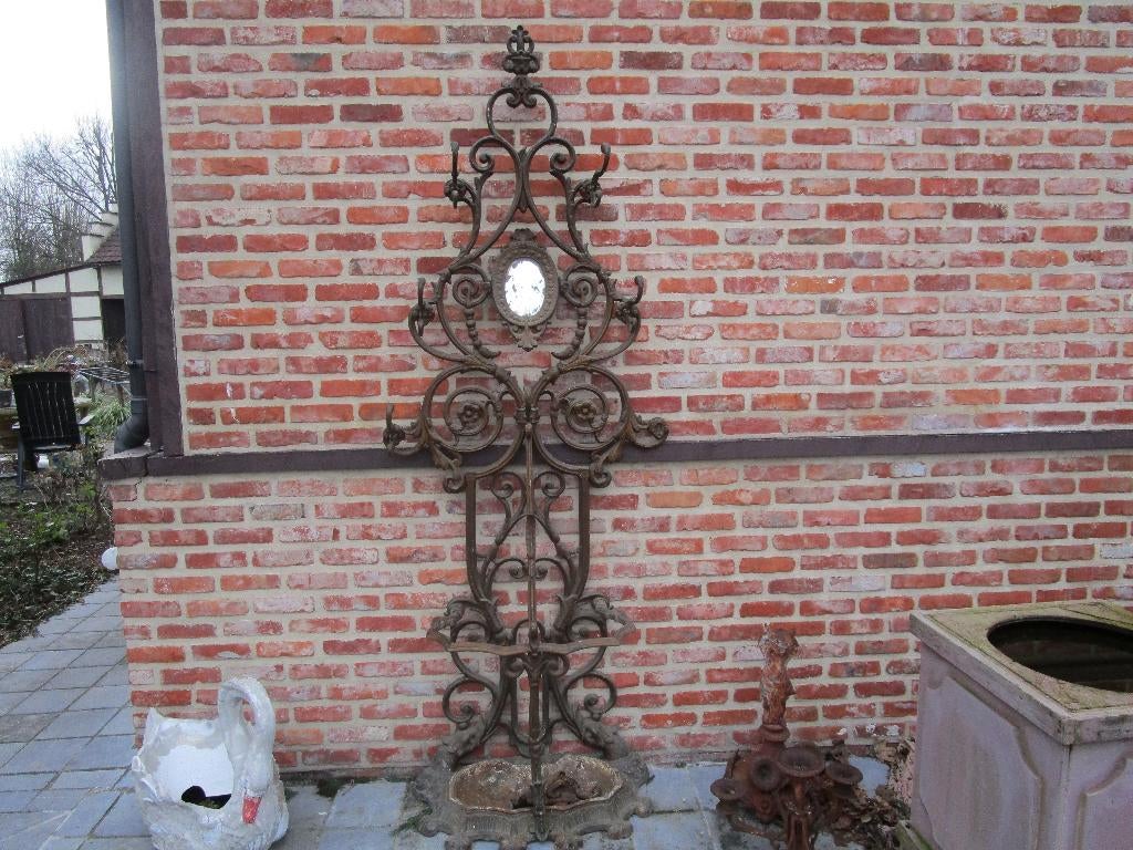 kapstok gietijzer te restaureren, Antiek en Kunst, Curiosa en Brocante, Ophalen