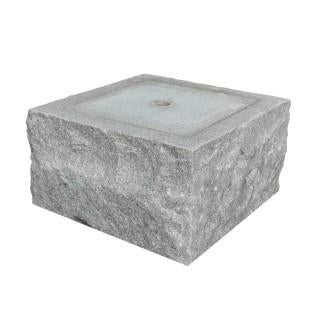 Fontein ArchitecturaTibet Dark Grey G654 45x45x30 cm Graniet, Ophalen of Verzenden, Zo goed als nieuw, Beton, Fontein