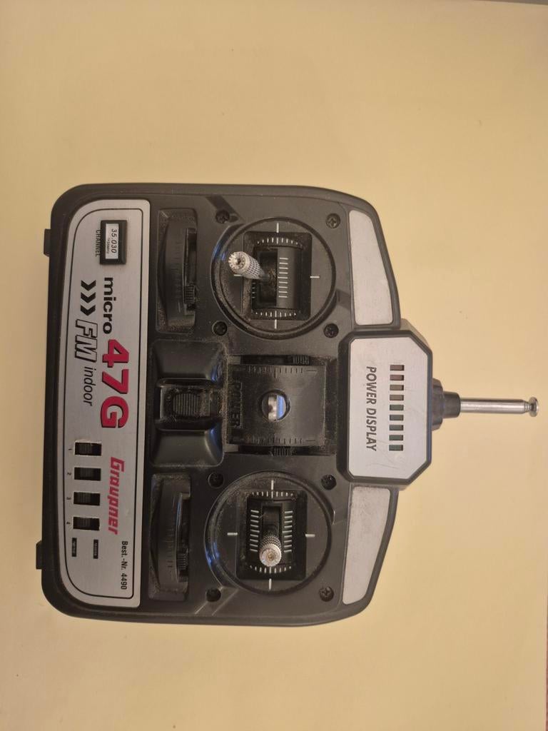 Graupner Micro 47G Indoor Zender, Overige merken, Gebruikt, Ophalen of Verzenden, Groter dan 1:32