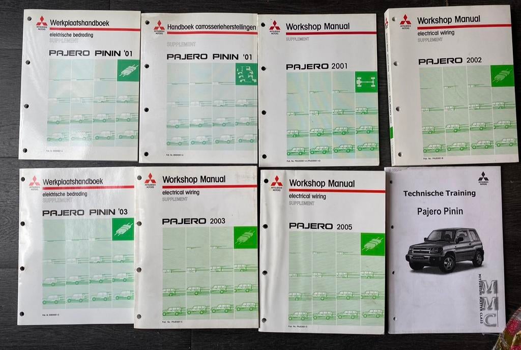 Technische boeken Mitsubishi Pajero, Ophalen of Verzenden