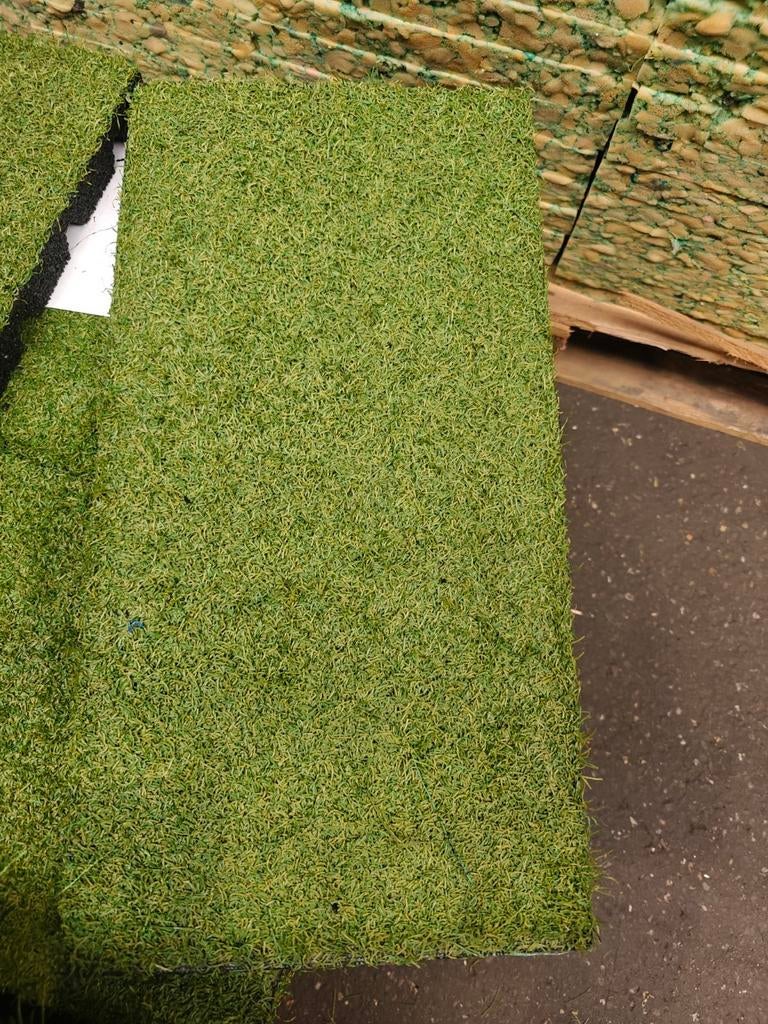 Kunstgras tegels – B-keus kwaliteit - 50x25x3cm, Tuin en Terras, Gras en Kunstgras, Nieuw, Kunstgras, Minder dan 10 m², Ophalen