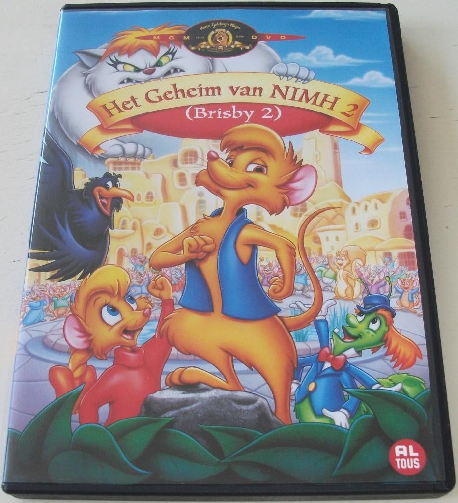 Dvd *** GEHEIM VAN NIMH 2 ***, Avontuur, Alle leeftijden, Ophalen of Verzenden, Zo goed als nieuw