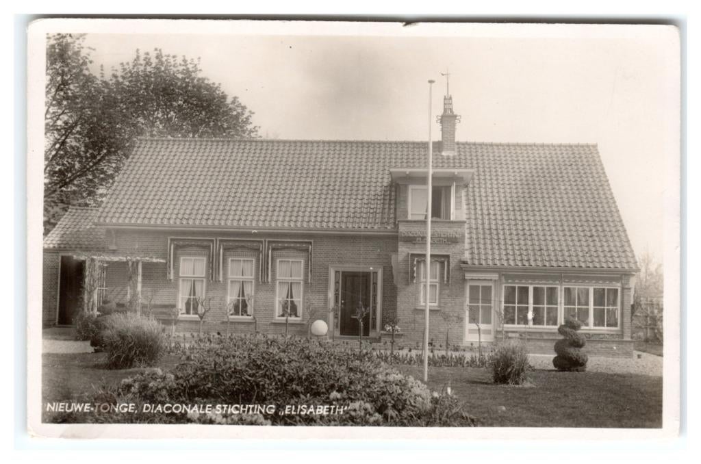 Nieuwe-Tonge, Diaconale Stichting "Elisabeth", Ophalen of Verzenden, 1920 tot 1940, Gelopen, Zuid-Holland