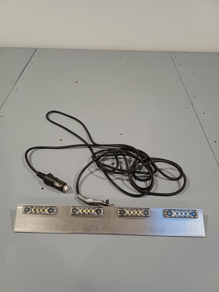 RVS LED strip 4 lampjes 12/24V - 36cm, Ophalen of Verzenden, Nieuw