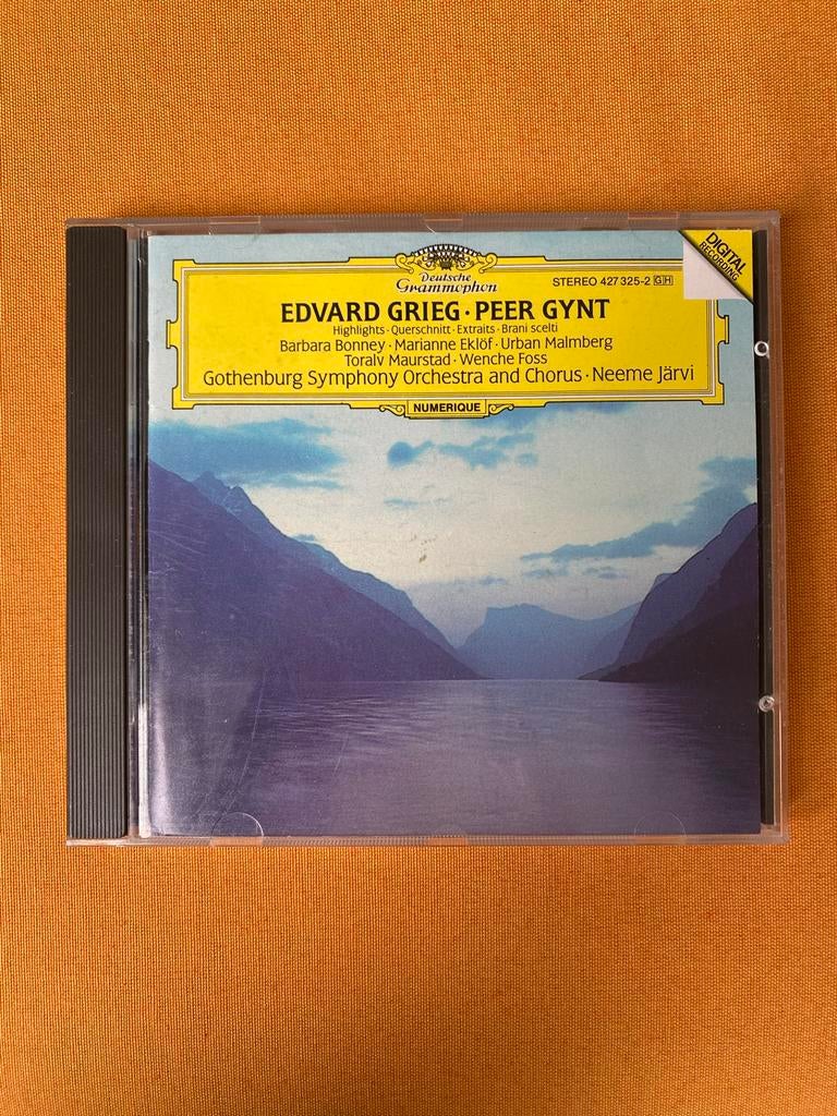 Grieg - Peer Gynt - Deutsche Grammophon CD, Ophalen of Verzenden, Romantiek, Zo goed als nieuw, Orkest of Ballet