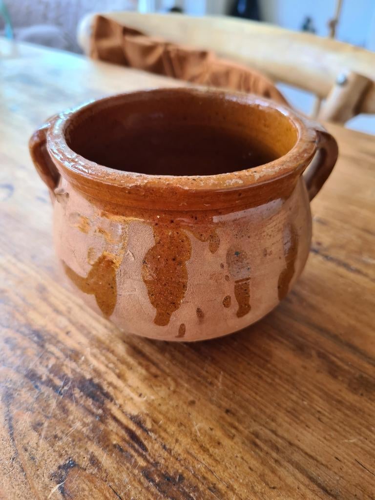 Puchero de barro, aardewerk kookpot., Ophalen of Verzenden