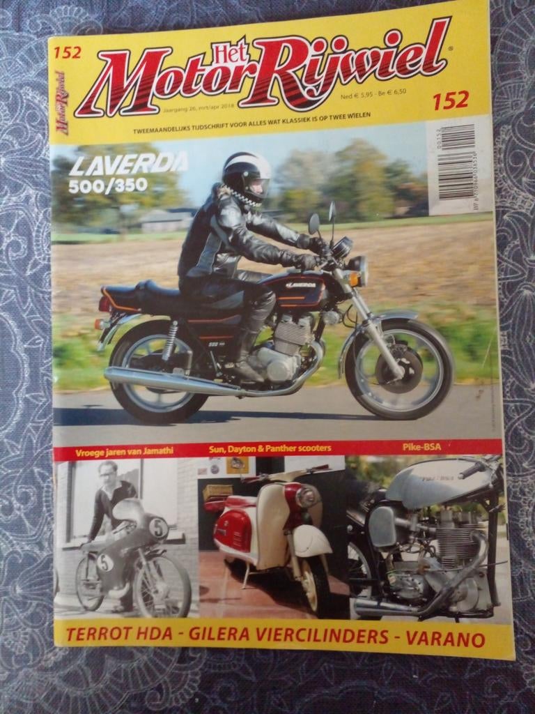 Het Motor Rijwiel - Laverda 500/350, Boeken, Motoren, Gelezen, Algemeen, Ophalen of Verzenden
