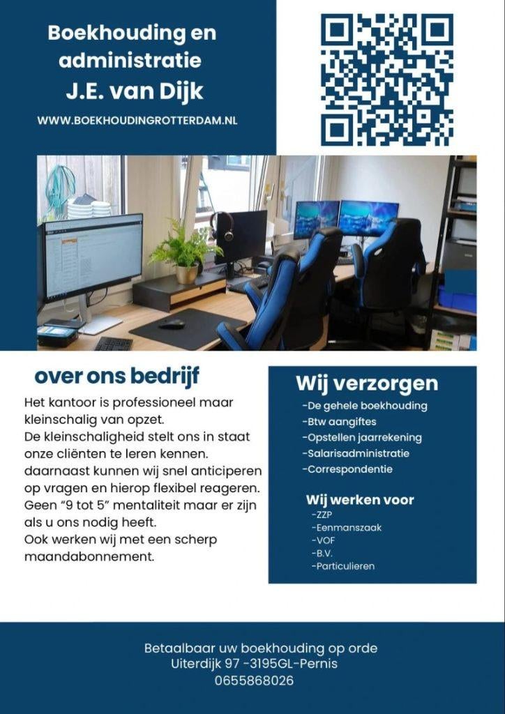 Betaalbaar uw boekhouding op orde voor vast bedrag per maand, Komt aan huis, Debiteurenbeheer