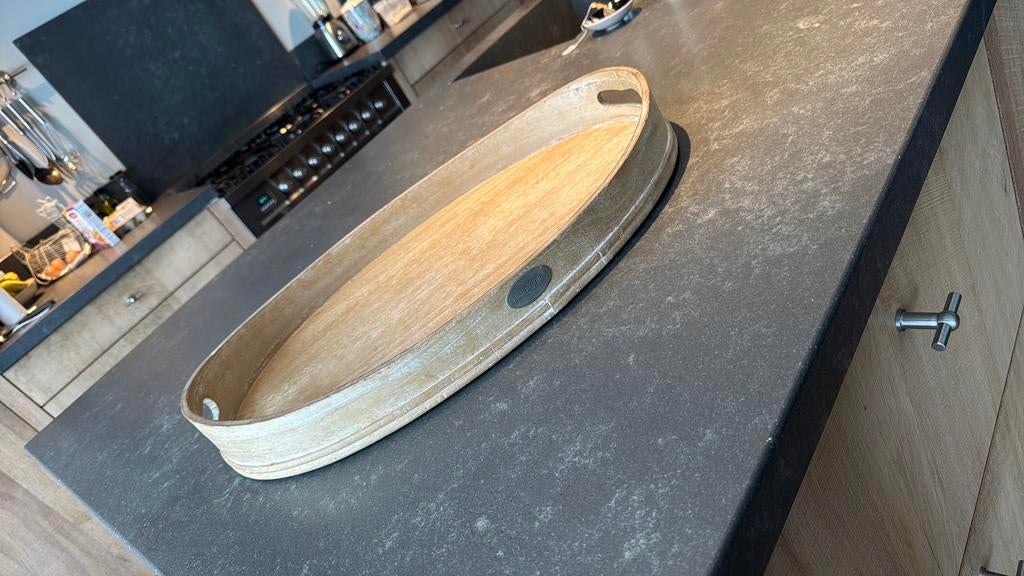 Riverdale dienblad naturel kleur, Ophalen, Zo goed als nieuw