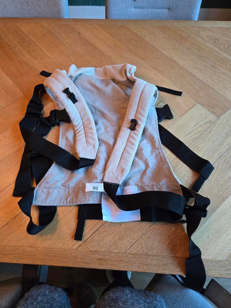 Bykay Click Classic rib almond grey, zo goed als nieuw!, Kinderen en Baby's, Babydragers en Draagdoeken, Ophalen of Verzenden