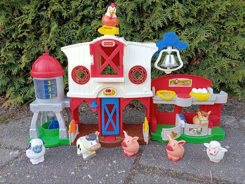 Fisher-Price Little People Boerderij Speelset, Ophalen of Verzenden, Zo goed als nieuw, Speelset, Met geluid