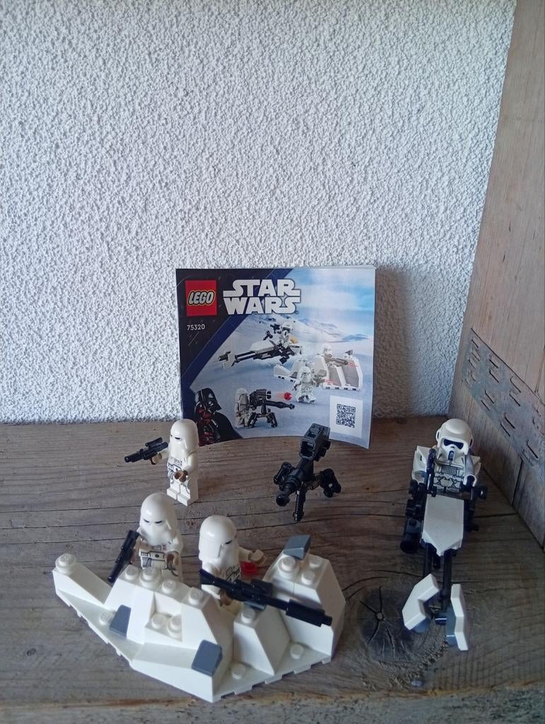 Lego Star Wars 75320 Snowtrooper Battle Pack, Ophalen of Verzenden, Zo goed als nieuw, Complete set, Lego
