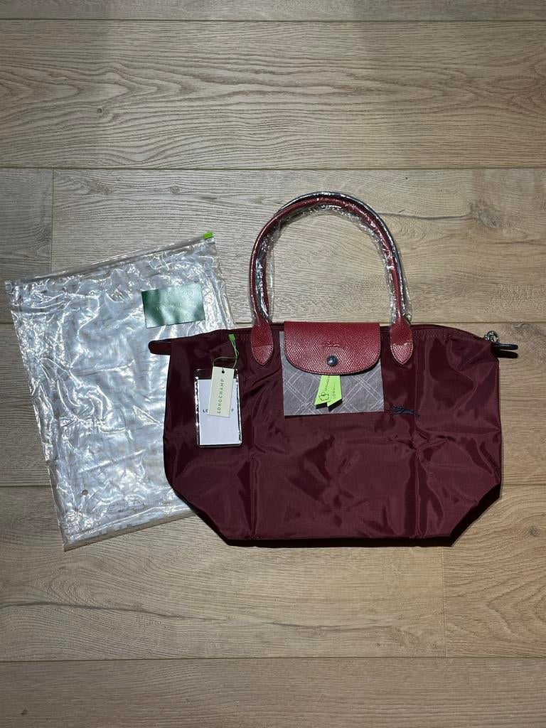 Longchamp Le Pliage Schoudertas - Nieuw met labels, Overige merken, Nieuw, Ophalen of Verzenden, Leer