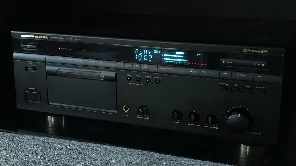 Marantz SD-60 3-head, dual-capstan cassettedeck, Ophalen of Verzenden, Marantz