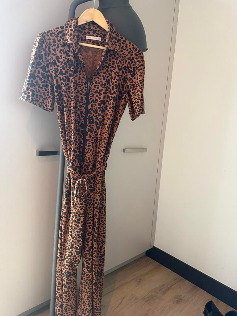 Studio Anneloes Travel jumpsuit met driekwart pijp lengte, Kleding | Dames, Ophalen of Verzenden, Gedragen, Maat 42/44 (L), Bruin