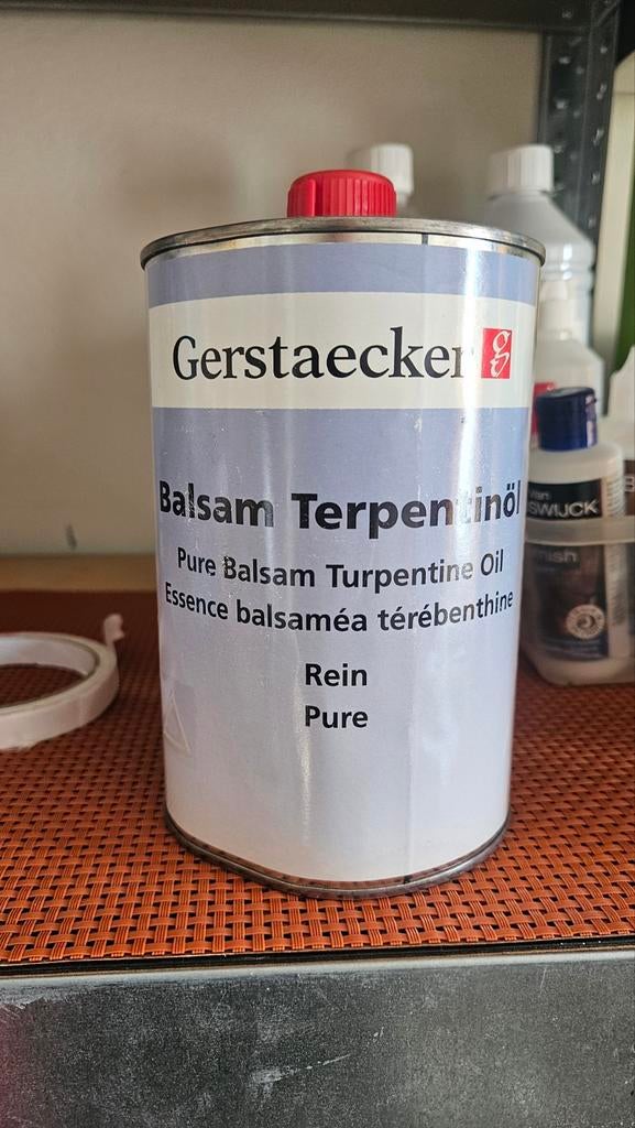 Gerstaecker Balsam Terpentijnolie - Rein, Ophalen of Verzenden