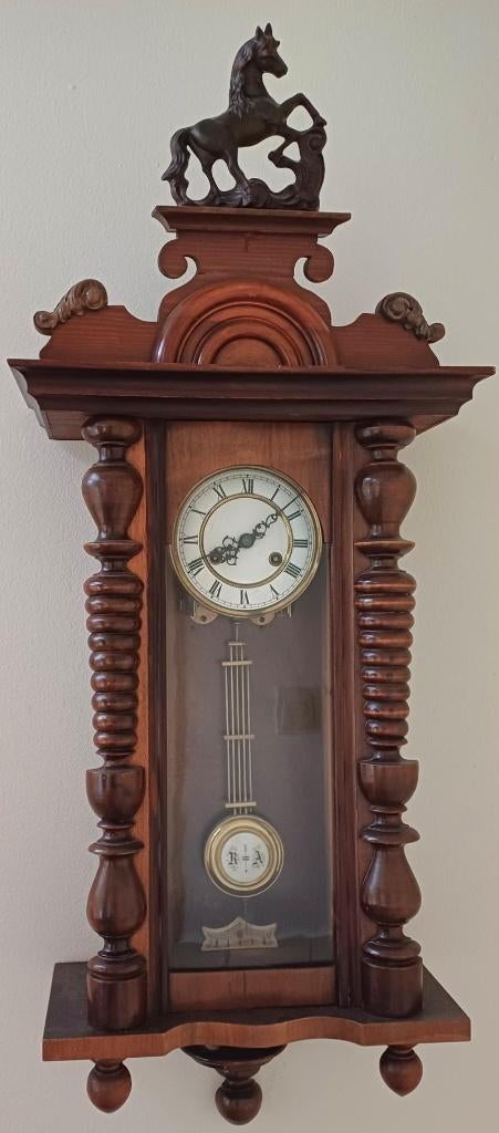 2 Lopende klokken met opwind sleutel, Antiek en Kunst, Ophalen