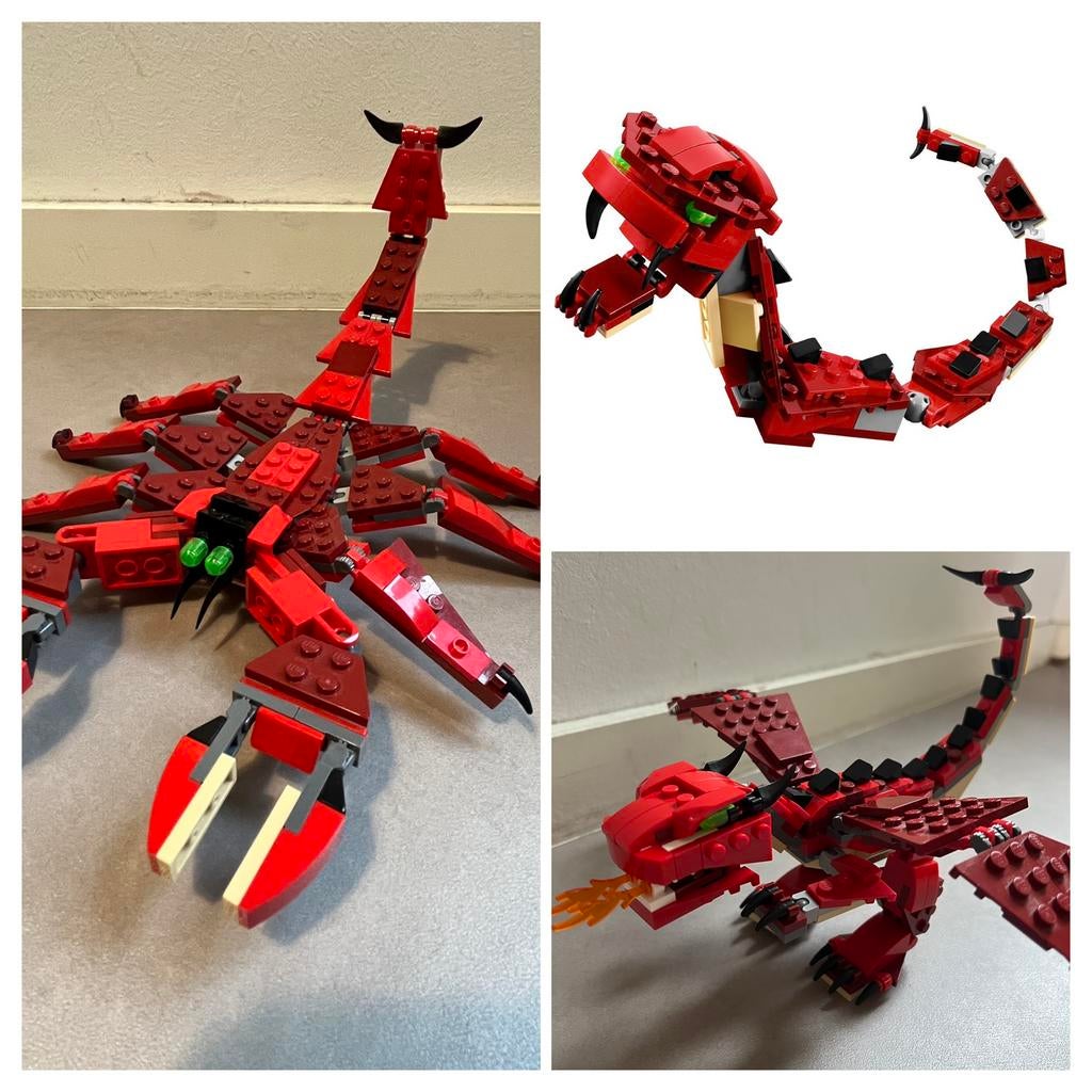 Lego creator 31032, draak schorpioen, slang, Ophalen of Verzenden, Zo goed als nieuw, Complete set, Lego