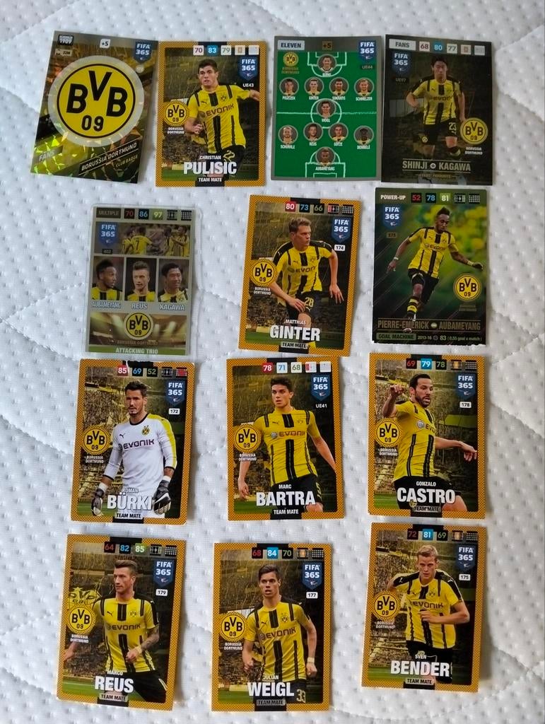 Voetbalplaatjes FIFA 365 - Borussia Dortmund (BVB 09), Ophalen of Verzenden, Gebruikt, Buitenlandse clubs, Poster, Plaatje of Sticker