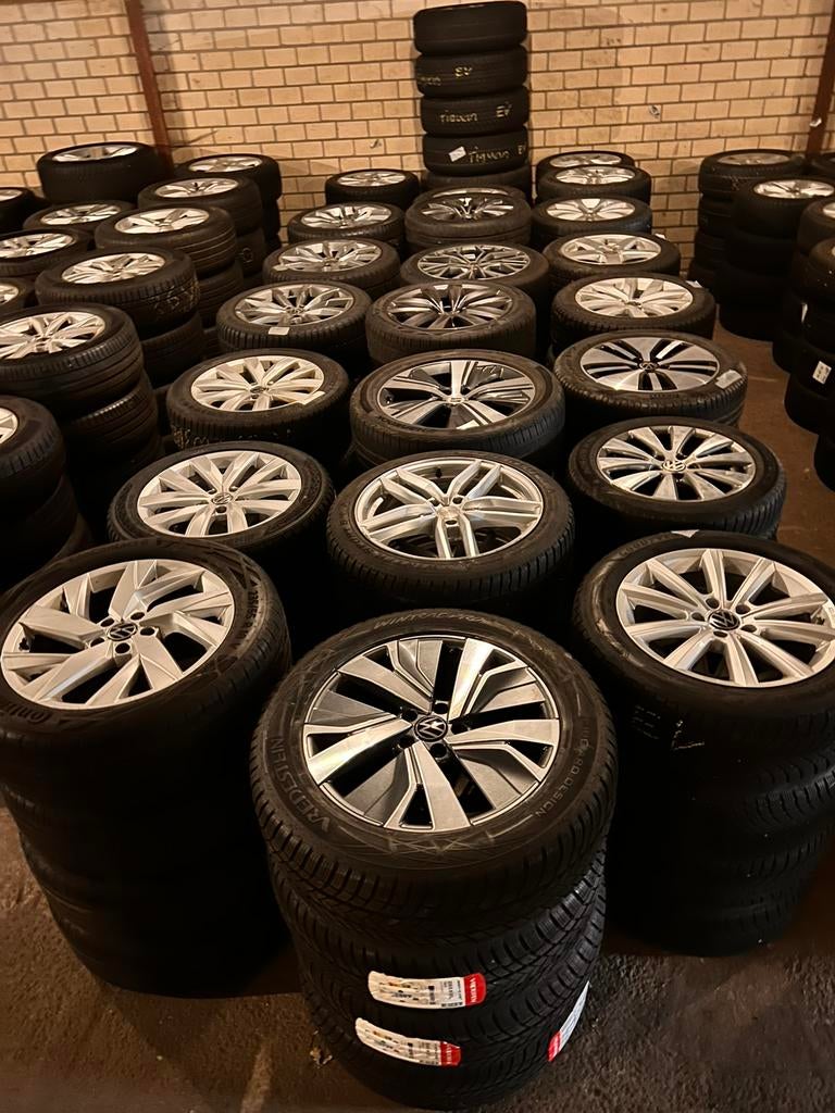 (Winter) Banden op velgen 4x100 5x100 5x105 5x112 5x114,3, Ophalen, Banden en Velgen, 17 inch, Winterbanden