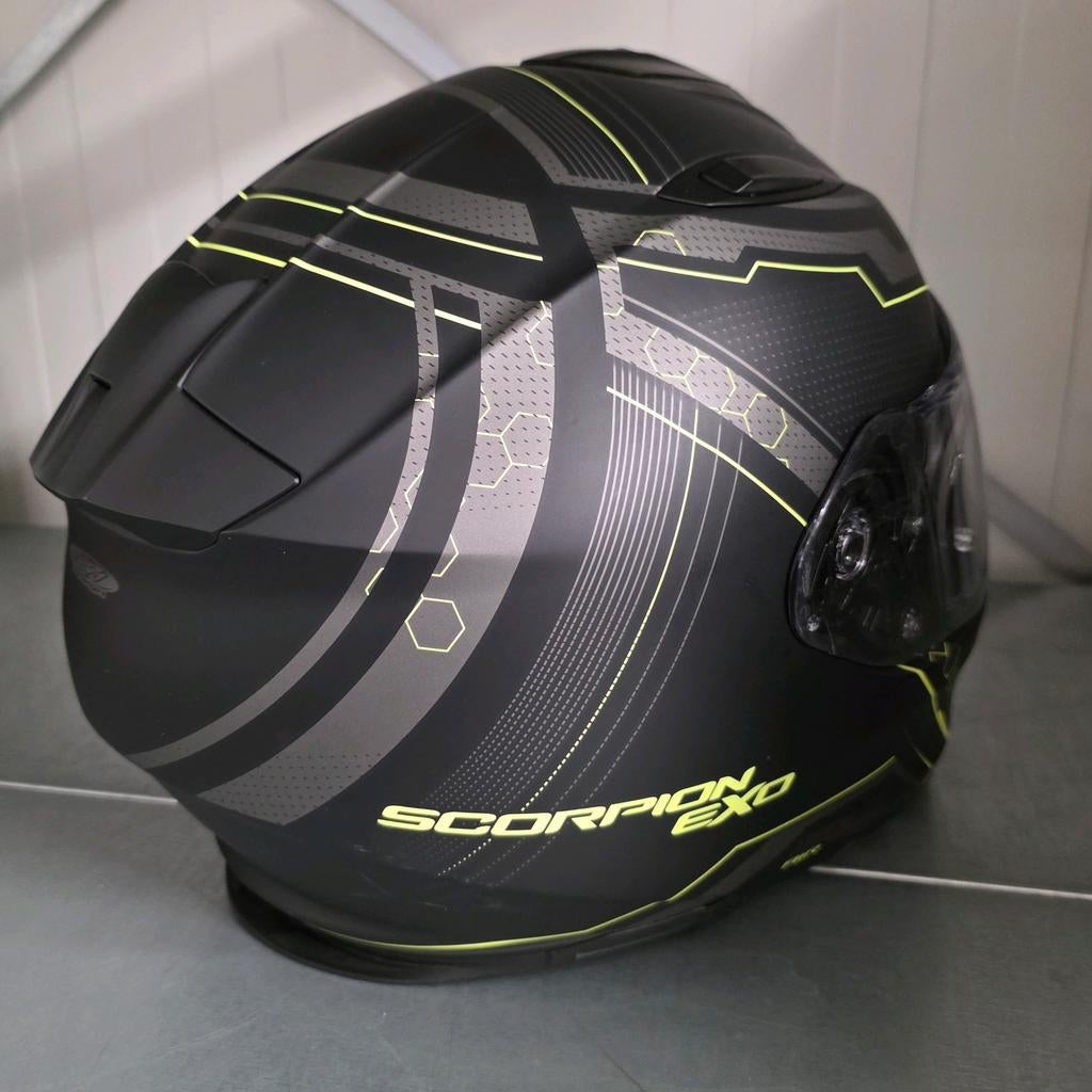 Scorpion exo 510 air (L-60CM) met zonnevizier & pinlock, Overige merken, Heren, Ophalen of Verzenden, Integraalhelm