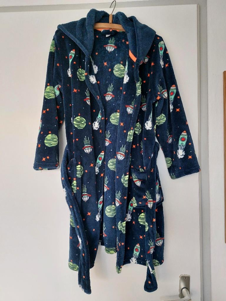 Jongens badjas, mt 122/128, zgan, Ophalen of Verzenden, Zo goed als nieuw, Jongen, Nacht- of Onderkleding