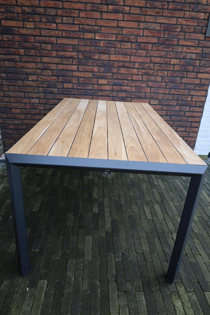 tuintafel, Ophalen, Gebruikt, Rechthoekig, Hout